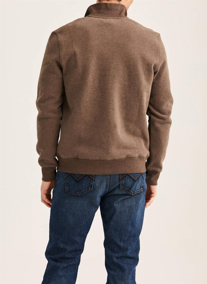 Brandon Lily Half Zip  Brown