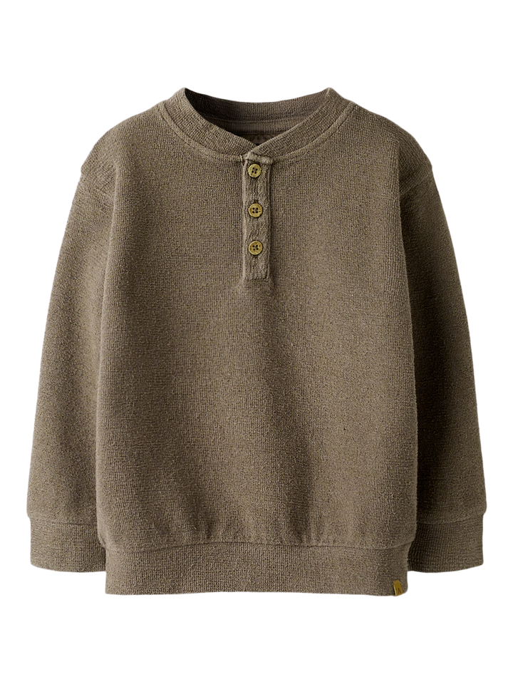 Banjo Ls Loose Sweat  Mørkebrun