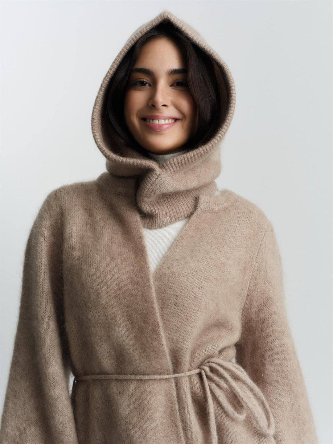 Fredrikke Chunky Cardigan  Hazel Beige