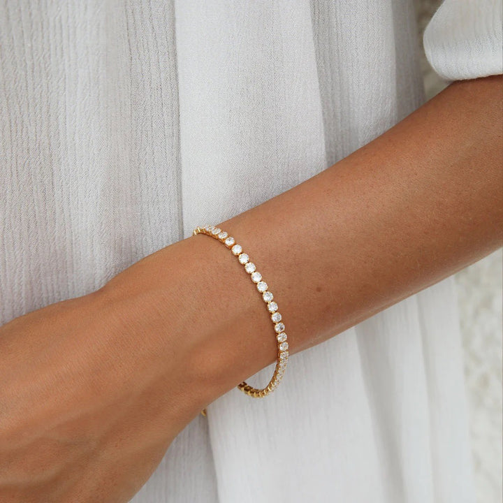 MINI ZARA BRACELET GOLD  Crystal