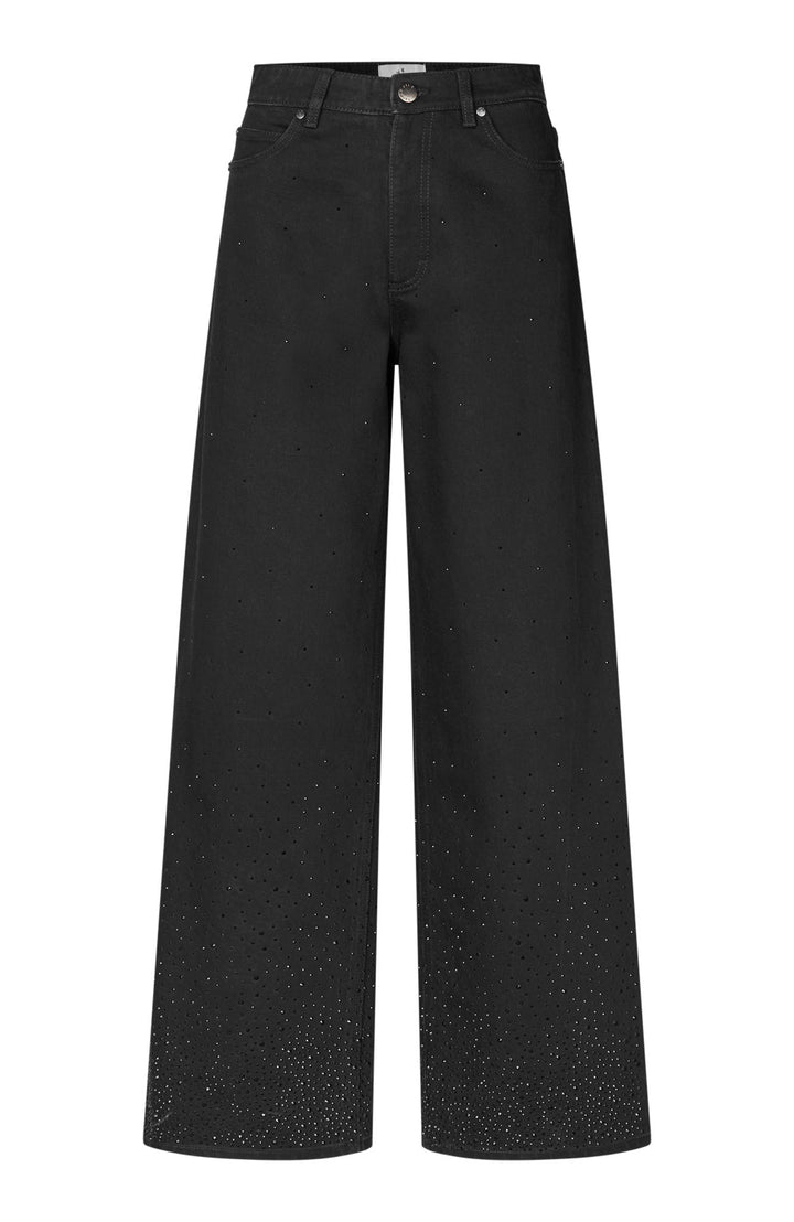 Abbyfv 768 Denim  31407 Black Rhinestone