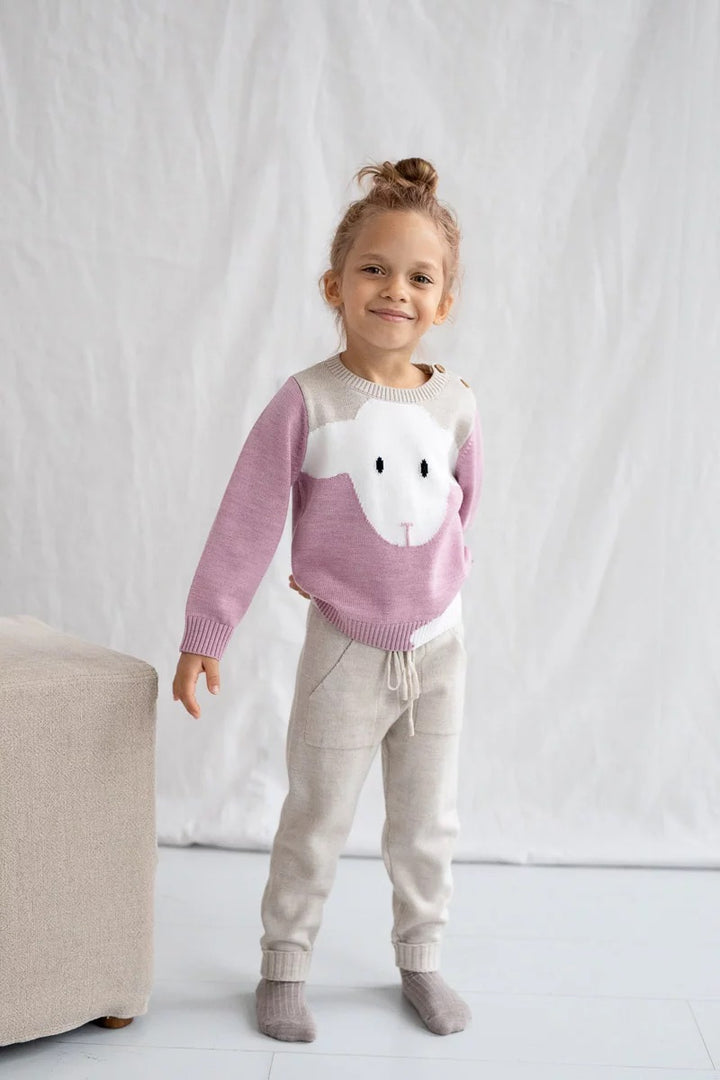 BUKSE M/ LOMMER  Lys Beige