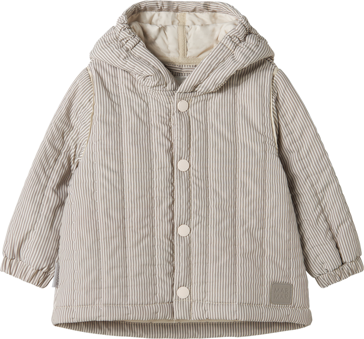 Omaro Jacket  Dark Brown Stripe