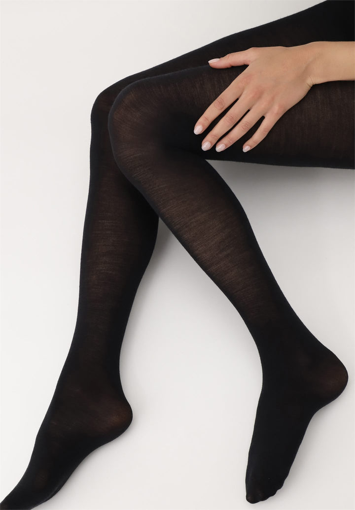 NIVES FINE WOOL TIGHTS  Brown