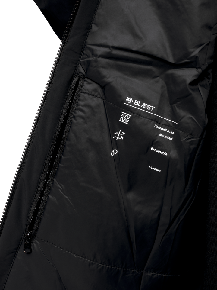 Randers insulated hoody jacket  Black