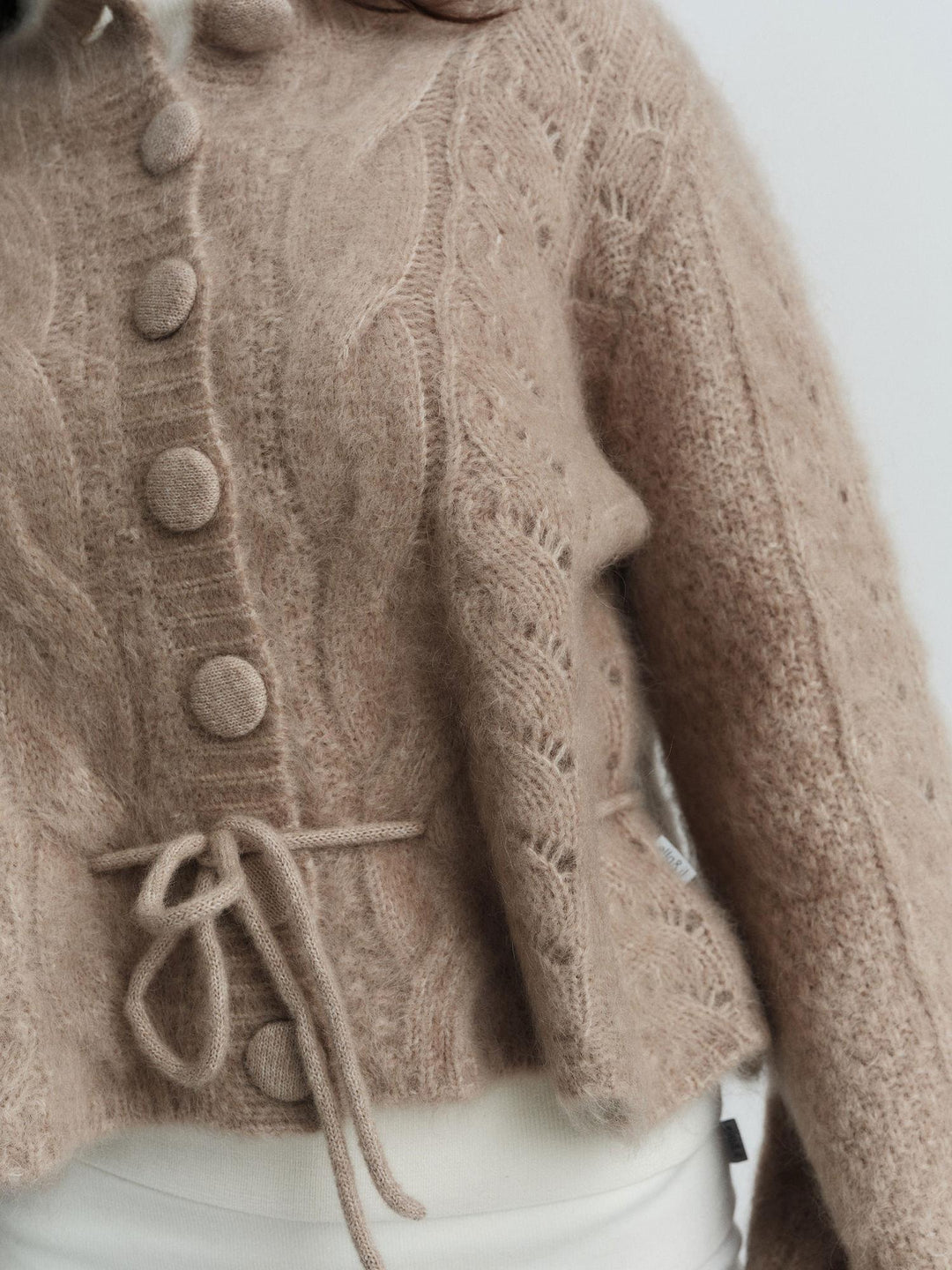 Sophia Chunky Cardigan  Hazel Beige