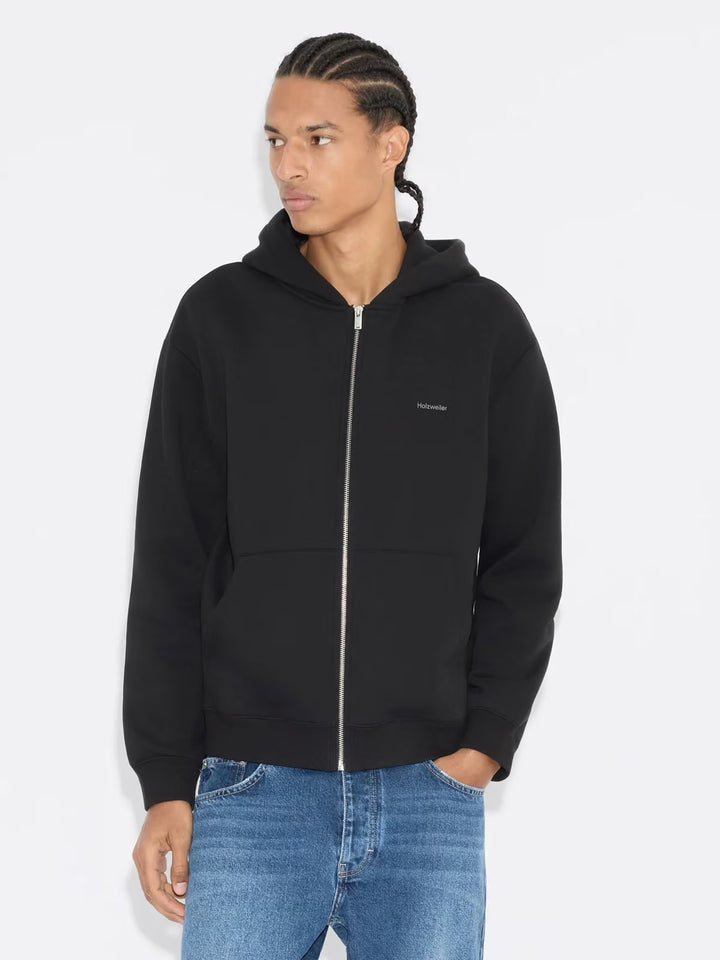 Andrew Zip-Up Hoodie  Black