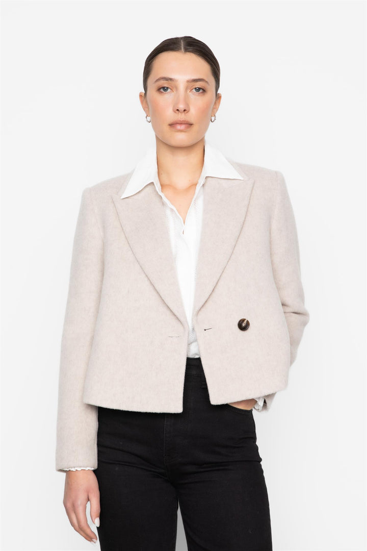 Idalia Jacket  Light Sand Melange