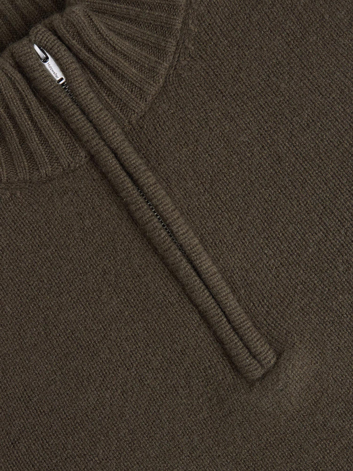 Andreas Half-Zip Sweater  Dk. Green
