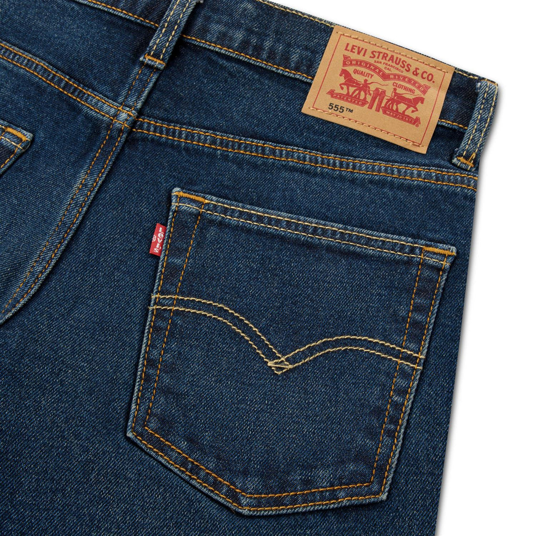555 RELAXED STRAIGHT JEANS  Dark Hollow
