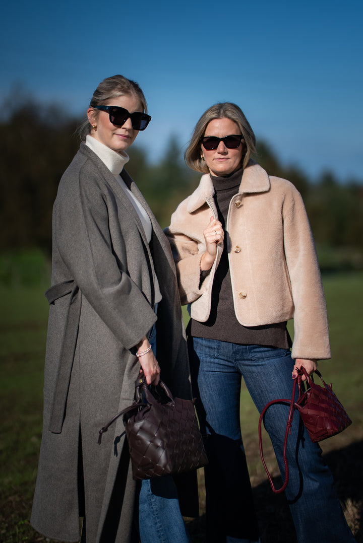 Petra wool coat  Wood
