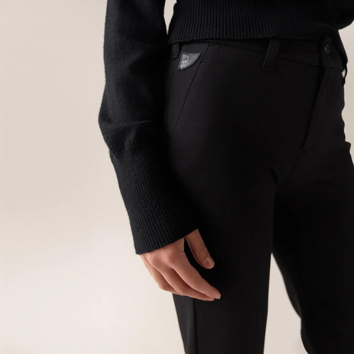 SILVIA SUPLE ROBLE WOOL  Black