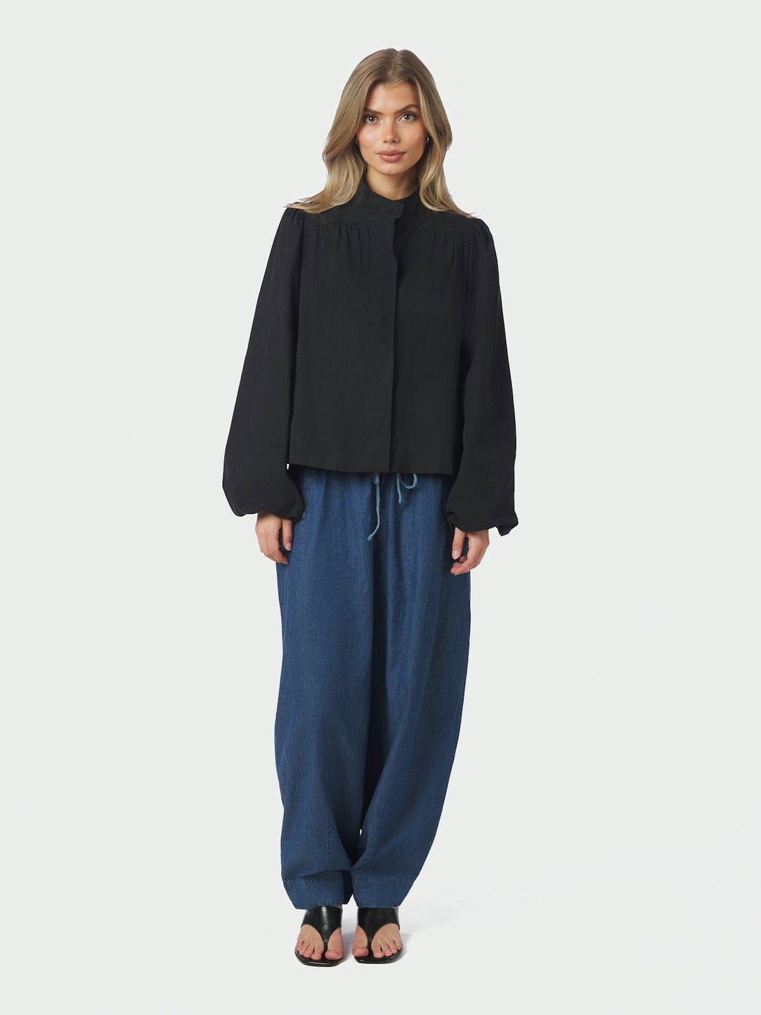Tirsa Twill Jacket  Black
