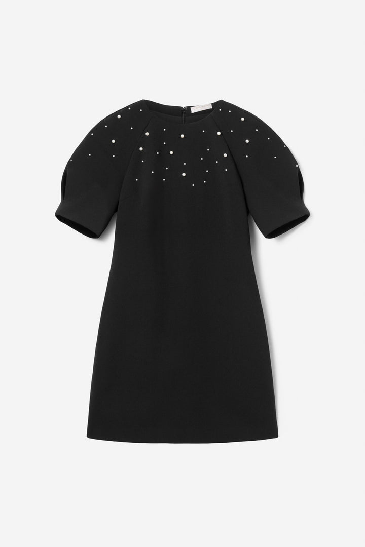 Tava Pearl Dress Black
