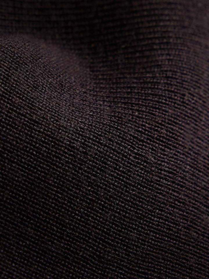 Triny Merino Skirt  Dark Brown