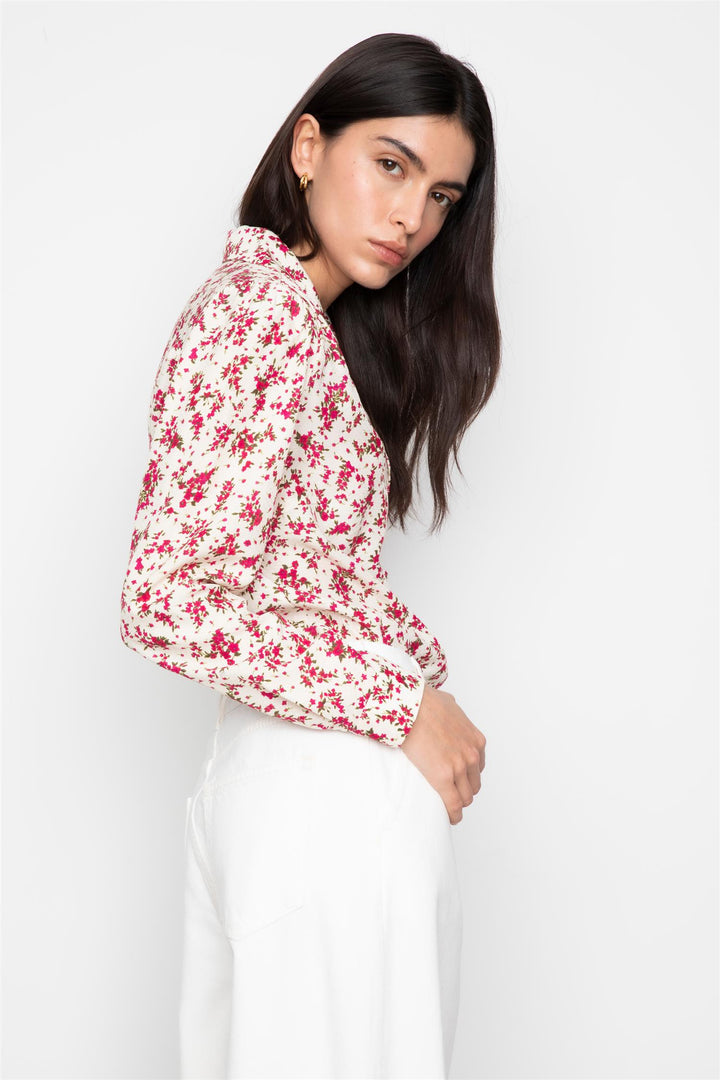 Lu Lu Blouse  Berry Print