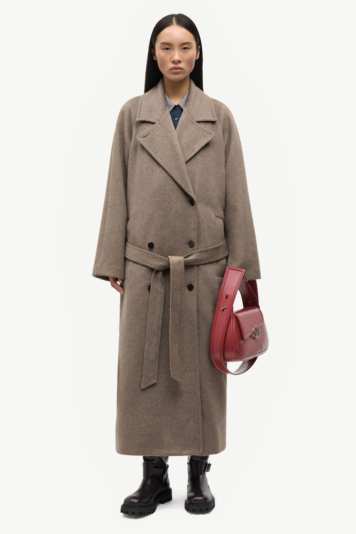 Sahannen Coat 15772  Lead Gray Mel.