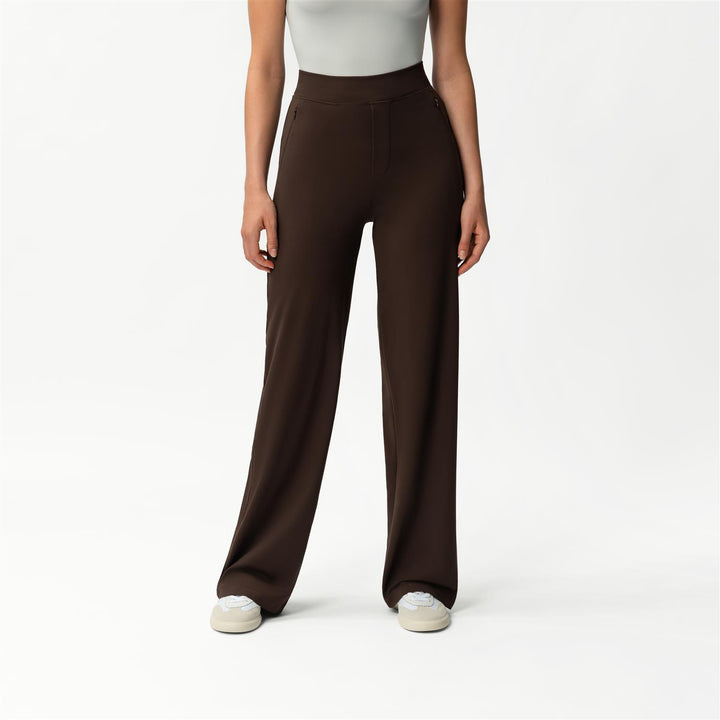 ASANA RELAXED STRAIGHT PANT  Dark Brown