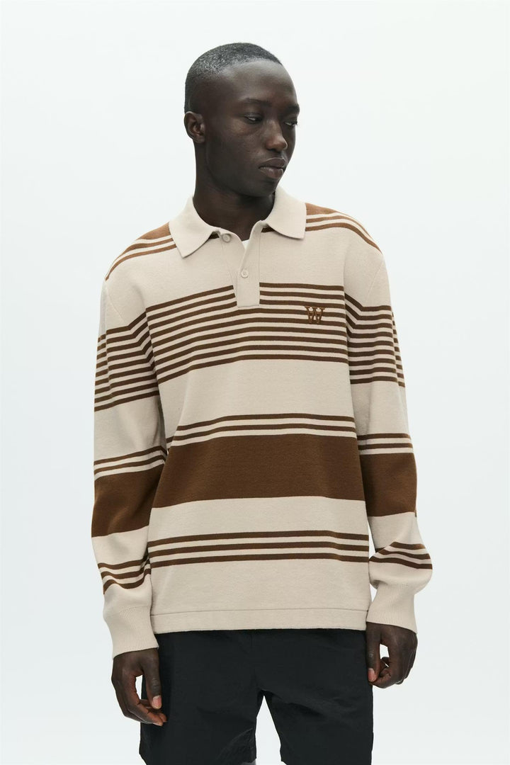 WWCurt polo 25212  Desert Palm Stripe