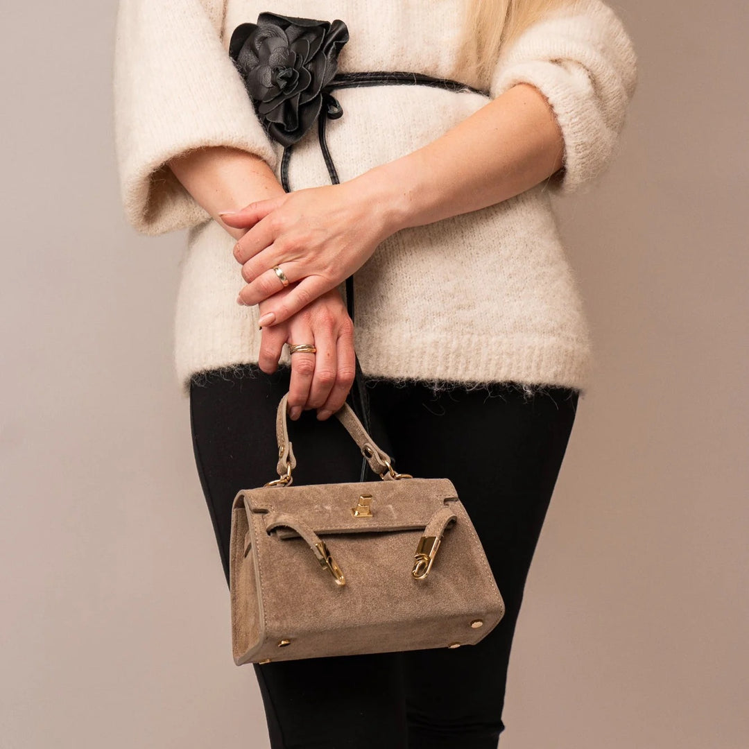 Trento Suede  Taupe