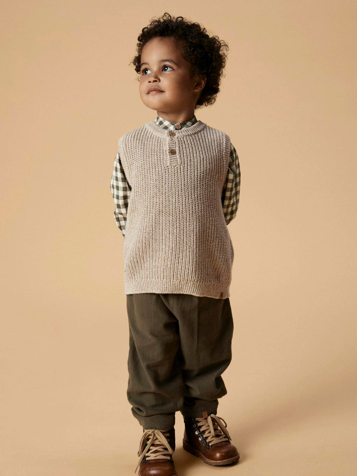 NMMROMEO REG PANT LIL  Mørkegrønn