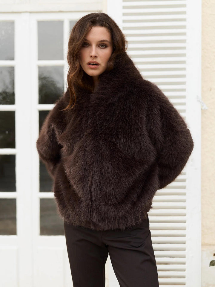 Bunny Faux Fur  Chocolate