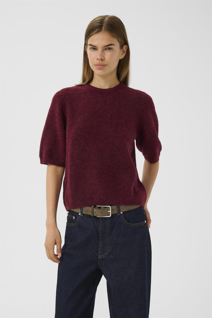 GZalpha ss tee  Blood Red Mélange