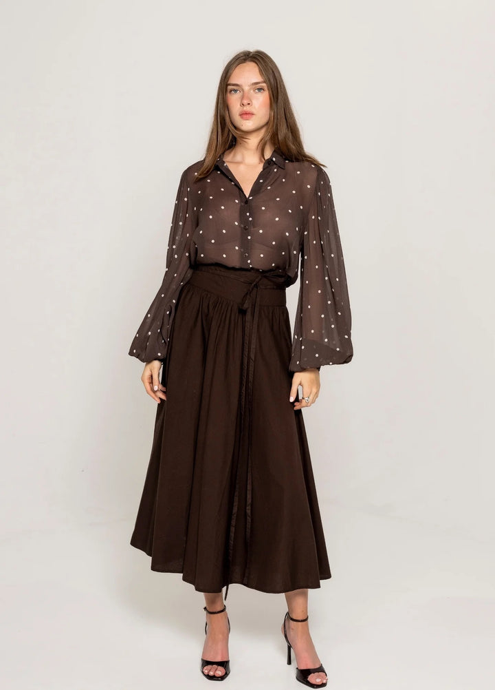 Anaya Shirt French Dot  French Dot