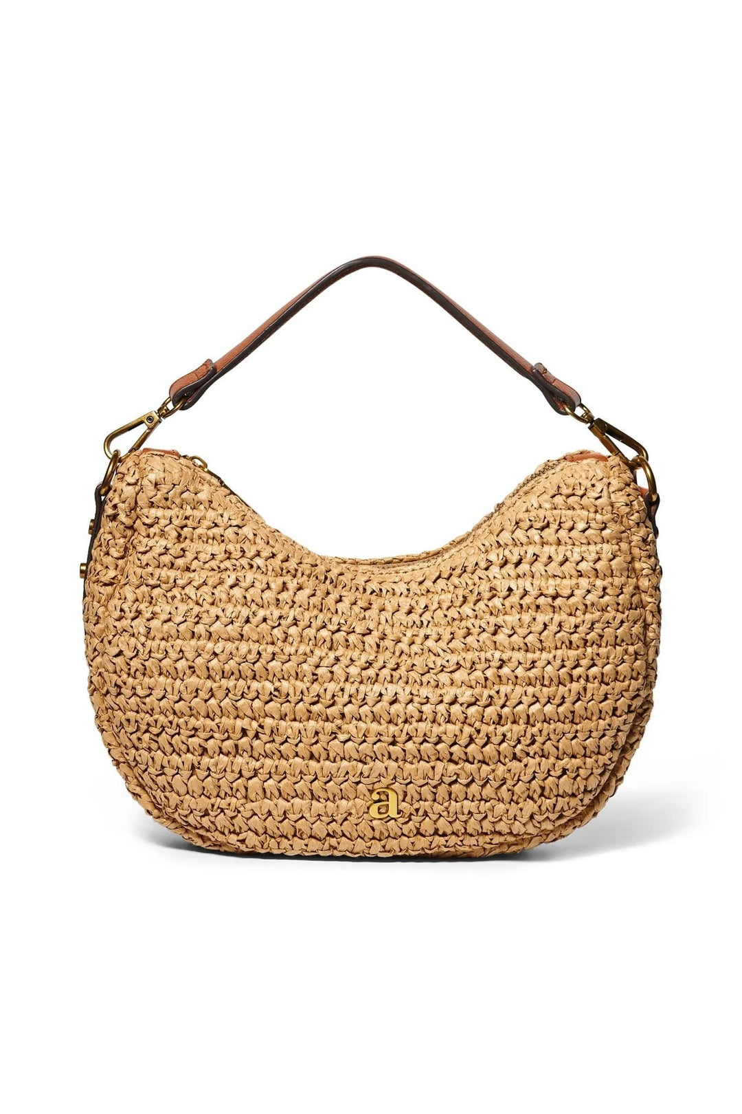 RAFFIA  SHOULDER BAG  Brown