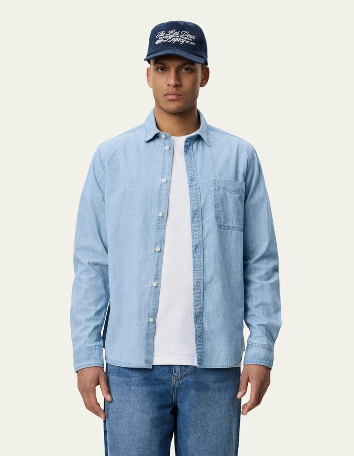 Chambray Shirt  Light Blue Wash