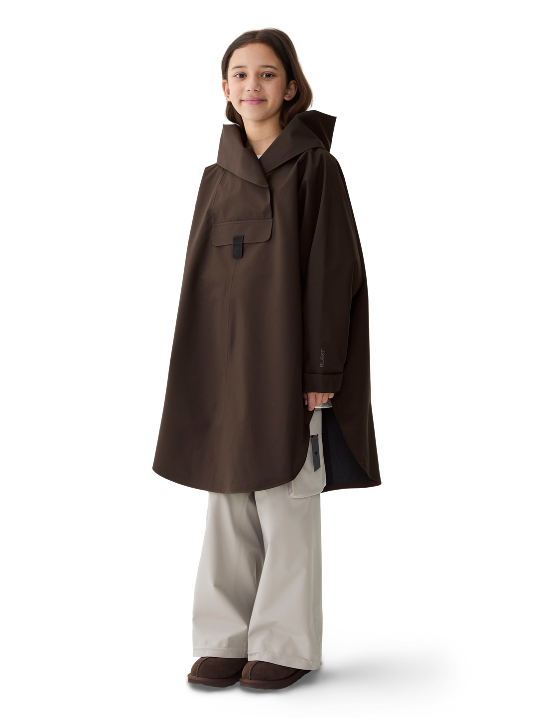 BERGEN MINI PONCHO  Java