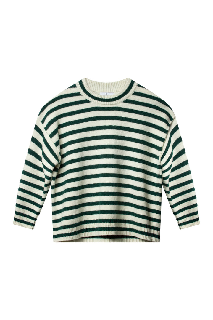 KAYNE Stripe  Offwhite/Ivy Green