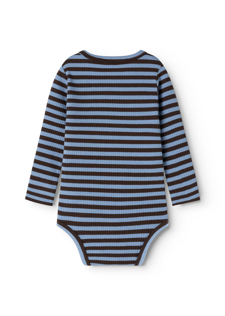 Plain Body LS  Blue Heaven Stripe