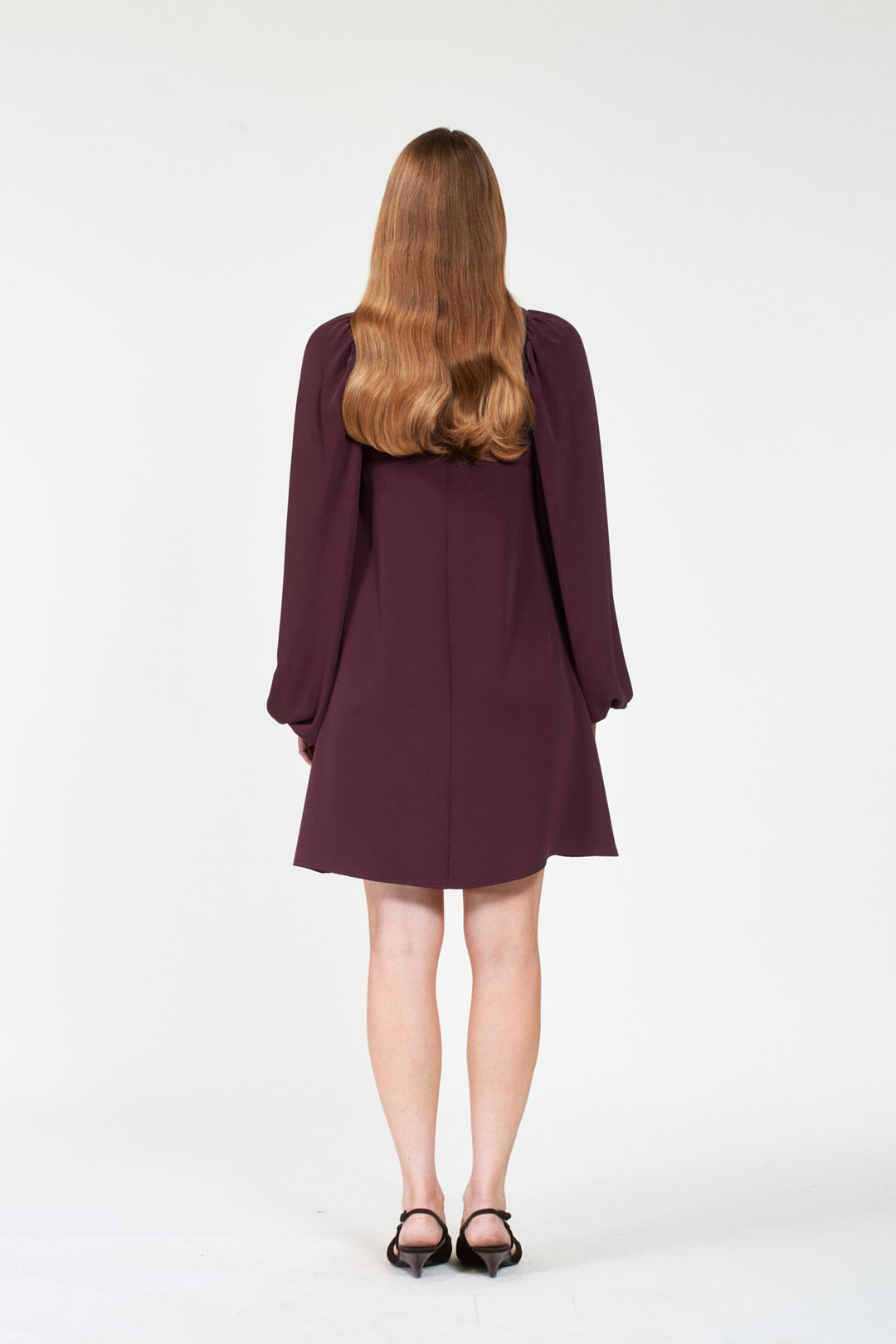 VALERIA Crepe  Dk Burgundy
