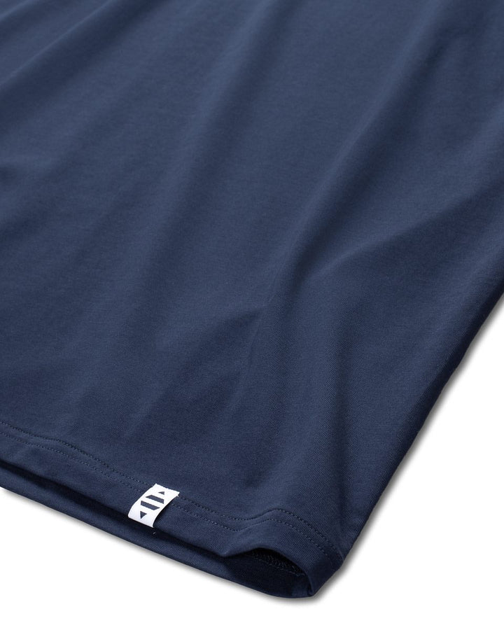 ORGANIC COTTON TEE CREW  Navy