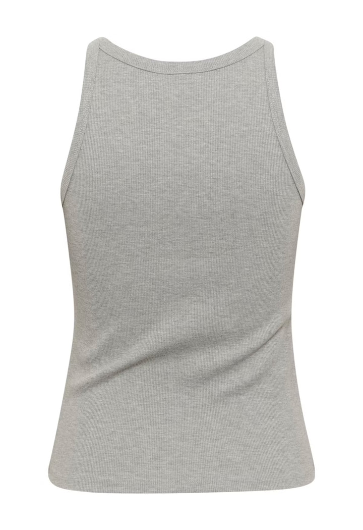 Gzdrew mel logo tank  Grey Melange