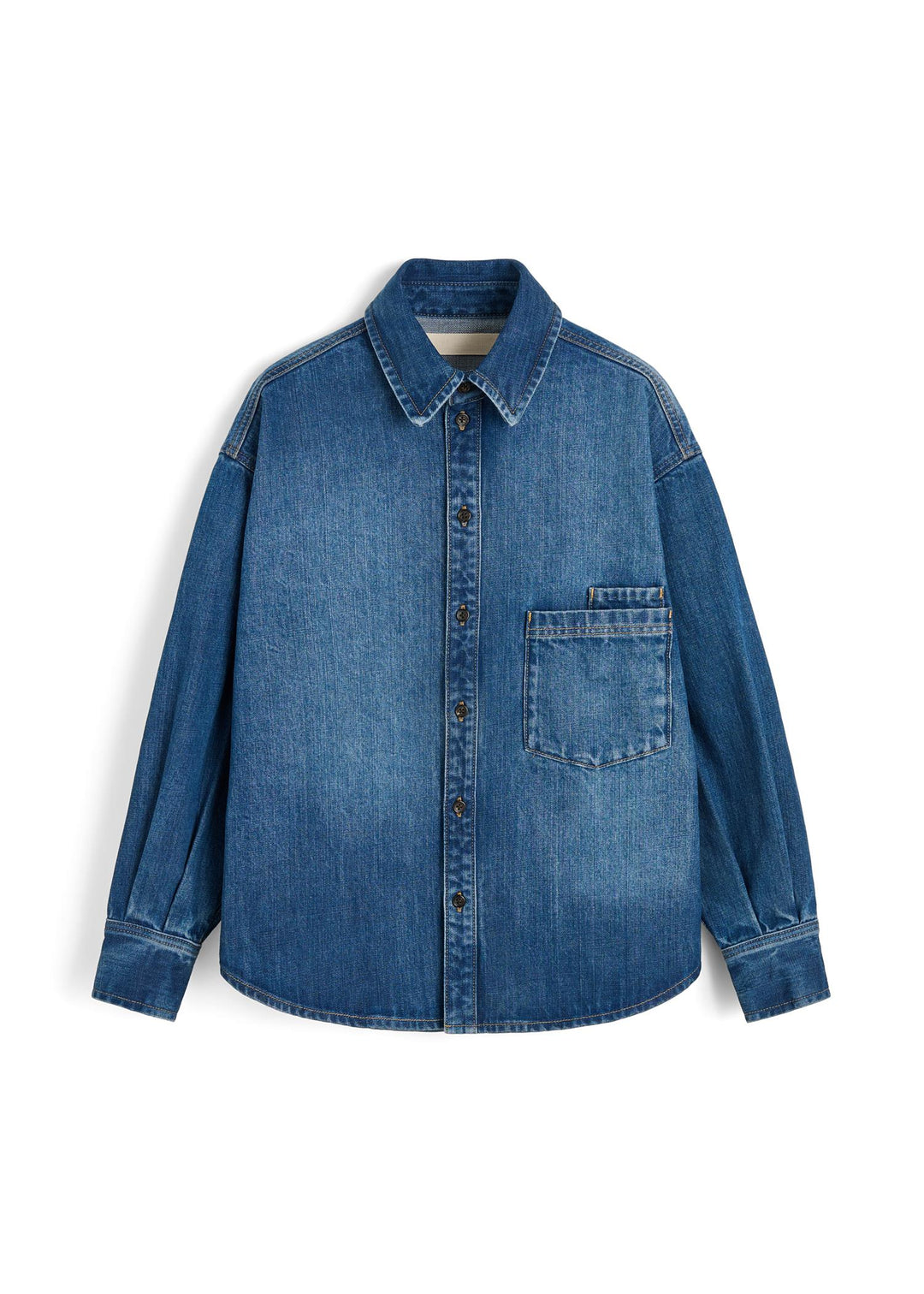 Casy Shirt Denim  Worn Blue