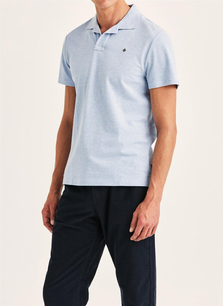 Dylan Piqué Shirt  Blue