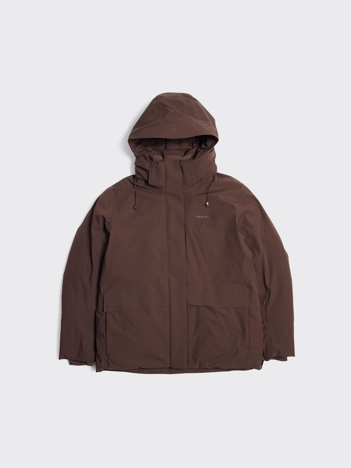 W Tryvann Down Jacket 25-04_ski  Dk. Brown