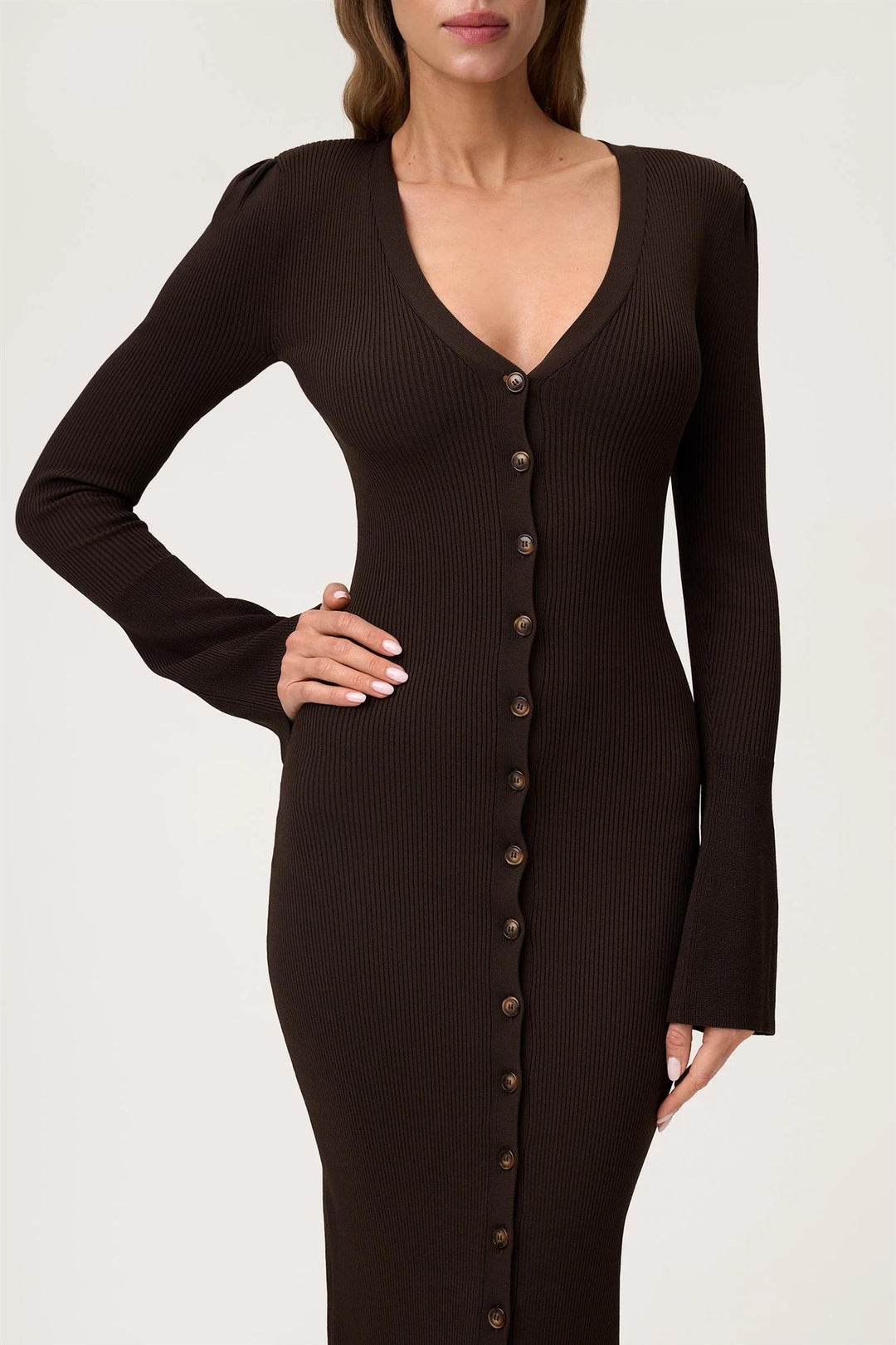MILANO DRESS  Brown