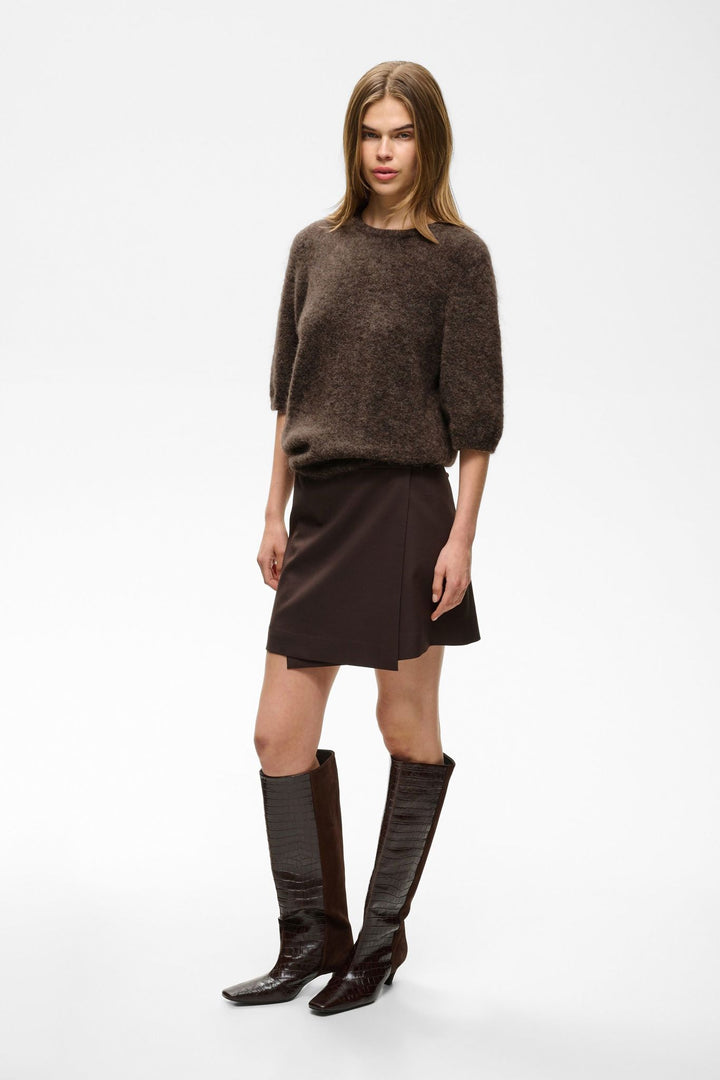 Debbie Ss Tee  Chestnut Melange