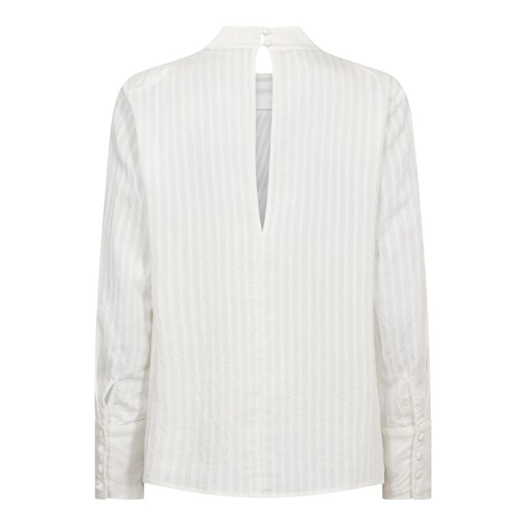 SenneCC Button Blouse  White