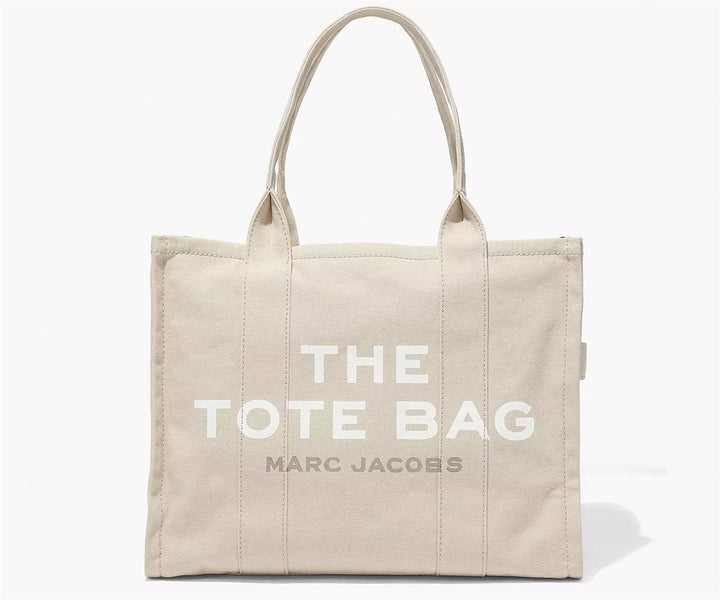 THE LARGE TOTE COTTON  Beige