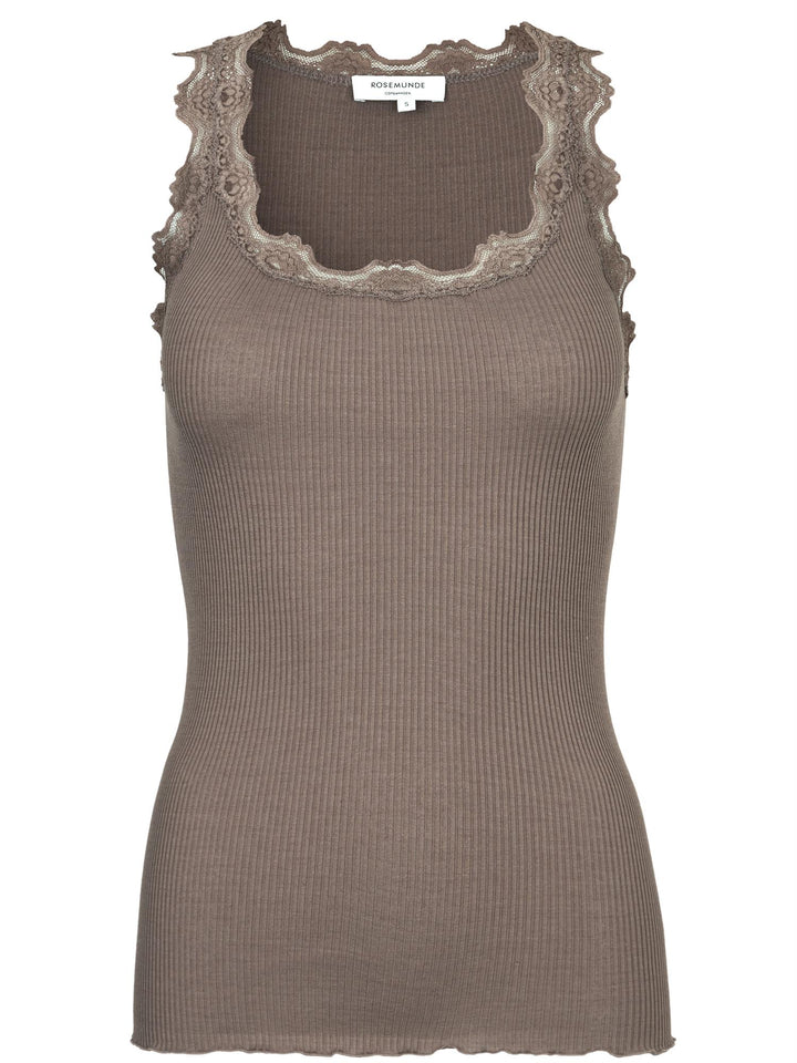 RWBabette SL U-neck Lace Top  Falcon