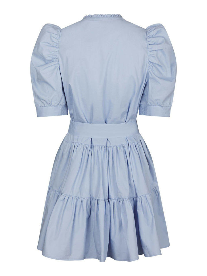 Tabbie Poplin Dress  Light Blue