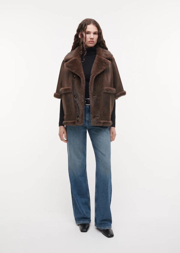 CLARA FAUX MINK  Choco