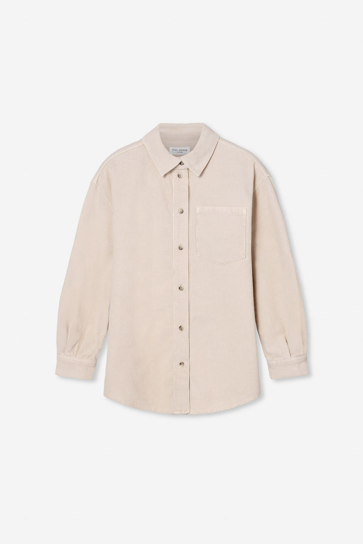 Alex Cord Shirt  Greige