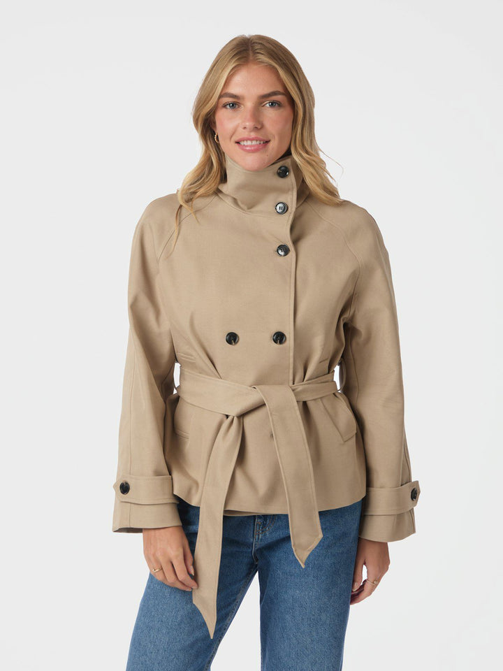 Munet Trench Jacket  Sand
