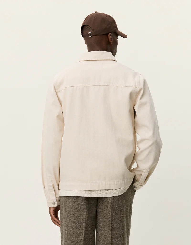 Layton Denim Overshirt  Ivory