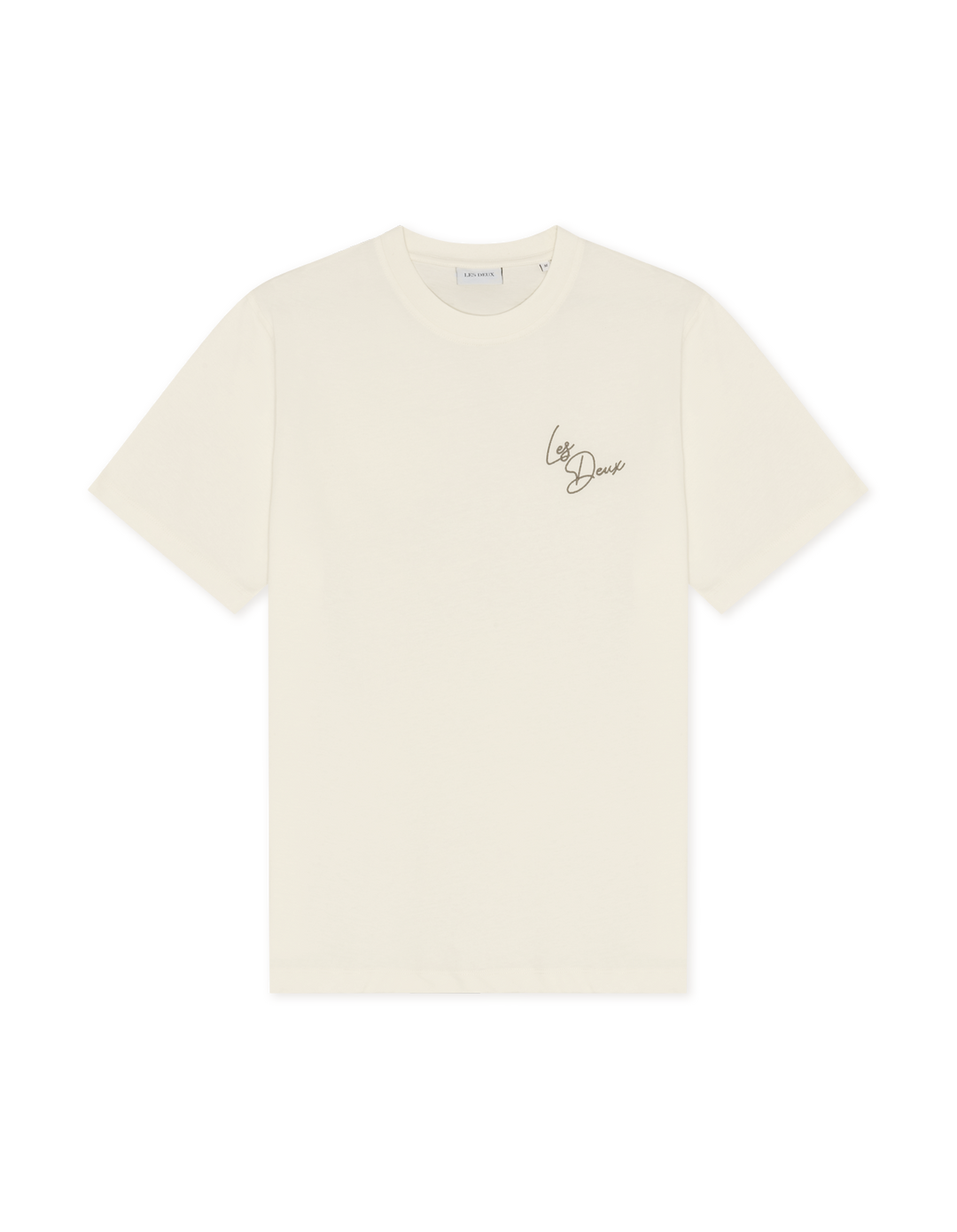 Signature Print T-Shirt  Light Ivory